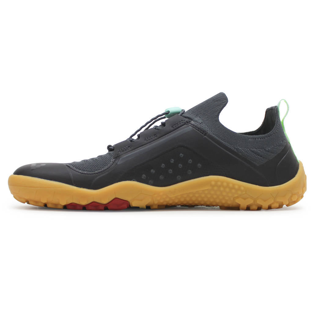 Vivobarefoot Primus Trail Knit FG Textile Synthetic Mens Trainers#color_graphite gum