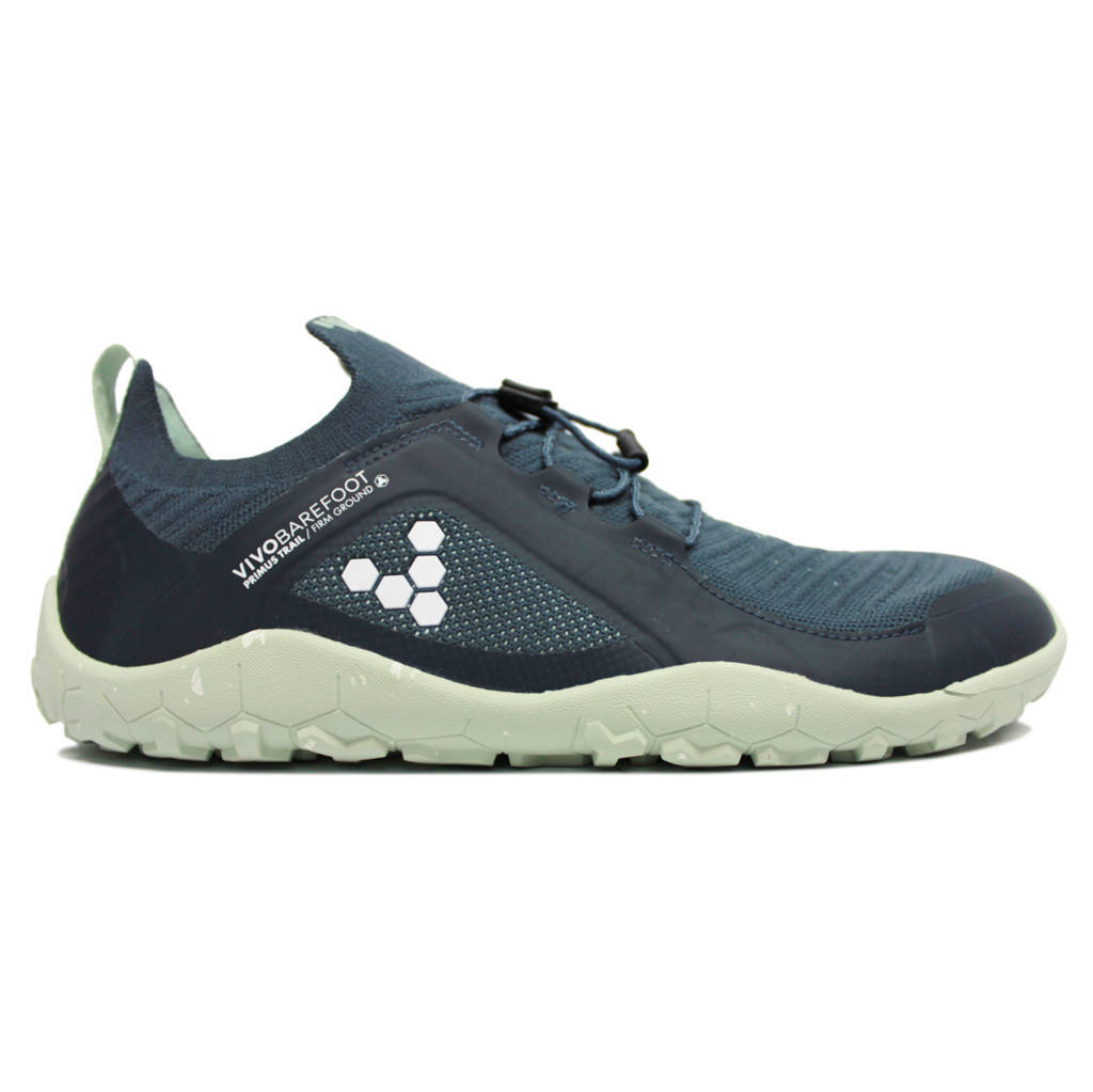 Vivobarefoot Primus Trail Knit FG Textile Synthetic Mens Trainers#color_deep sea blue