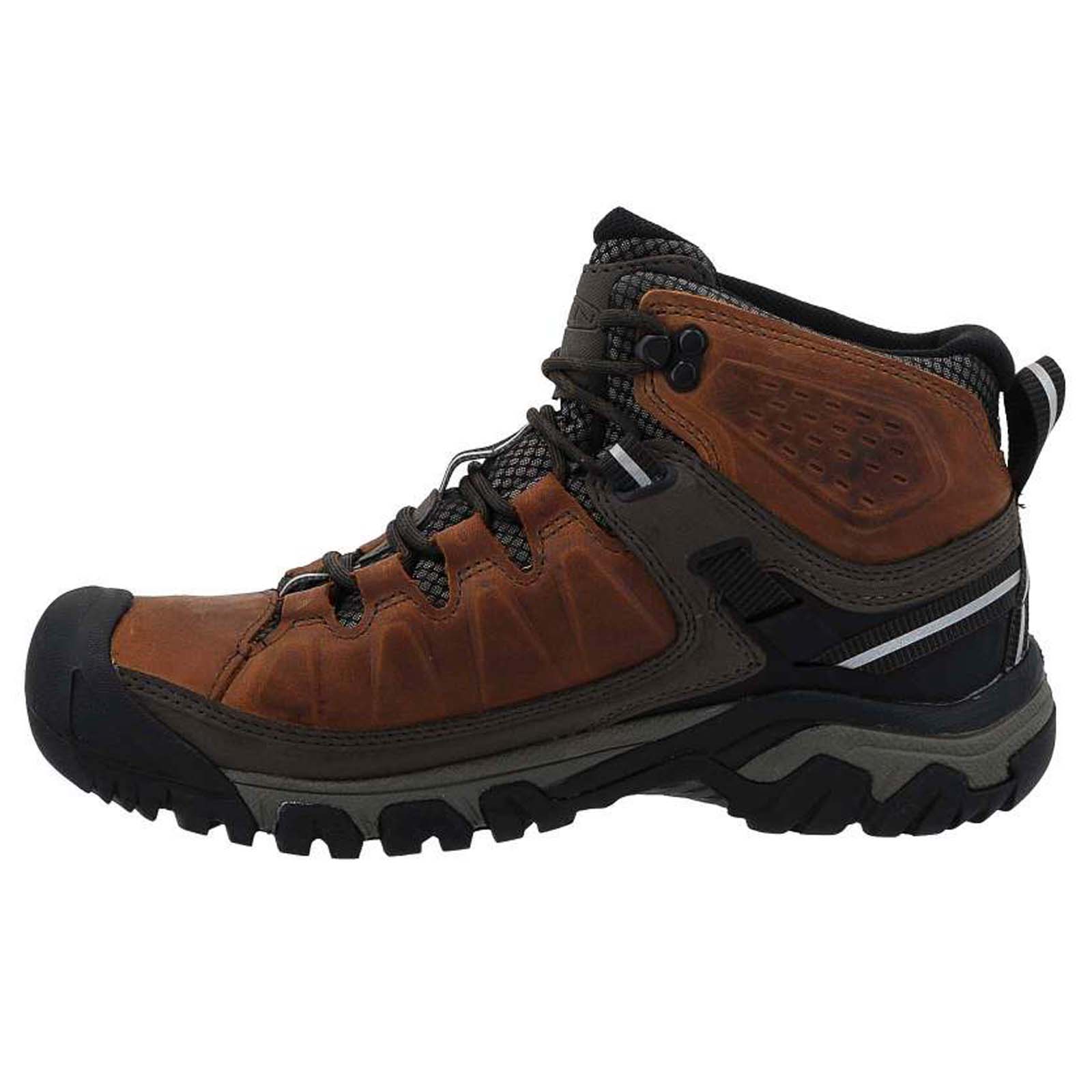 Keen Targhee III 1023030 Leather Mens Boots - Chesnut Mulch - 41#color_chesnut mulch