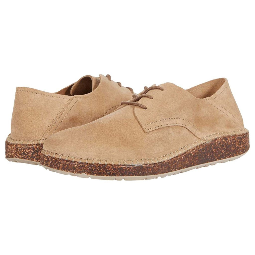 Birkenstock Unisex Shoes Gary Casual Lace-Up Low-Profile Suede Leather - UK 8