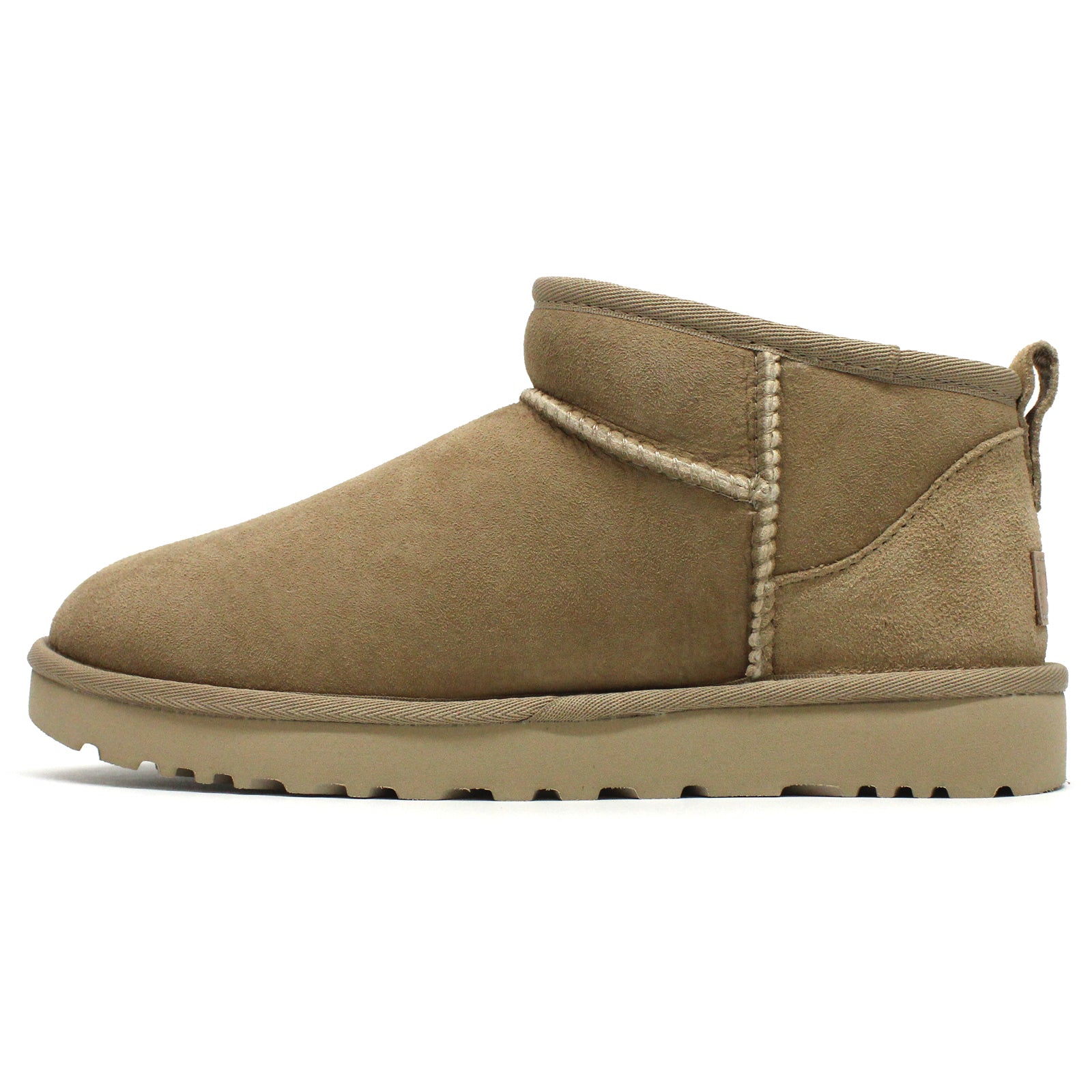 Ugg Classic Ultra Mini Suede Womens Boots#color_sand