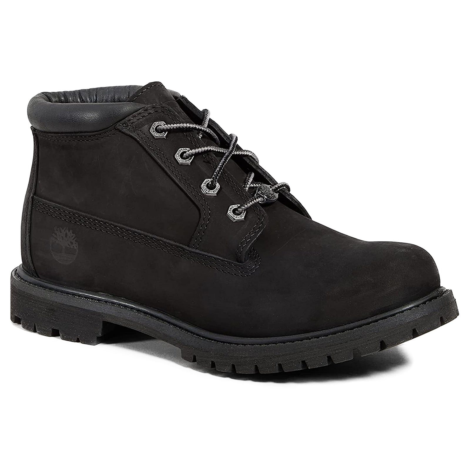 Timberland Nellie Chukka 023398-001 Nubuck Womens Boots - Black - W - 40#color_black