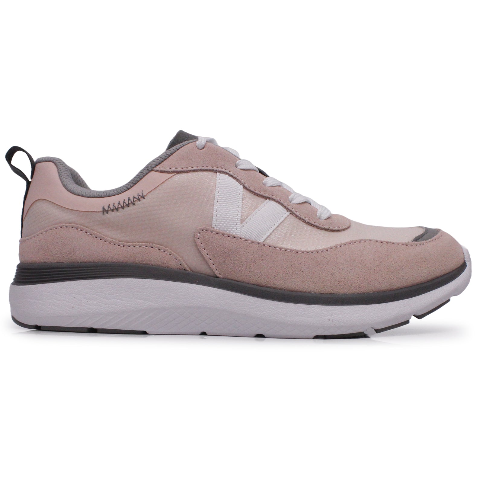 Vionic Ayse Leather Textile Womens Trainers#color_pale blush