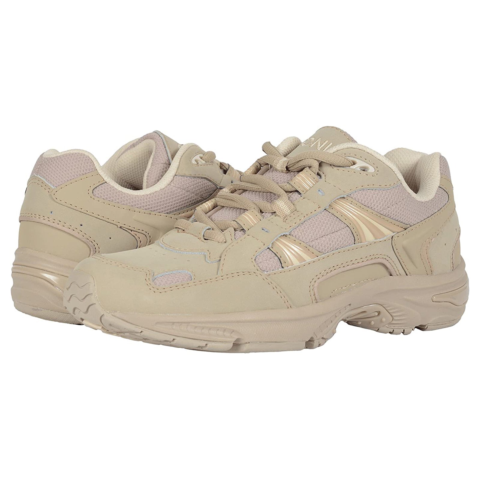 Vionic 23Walk 10000054922 Leather Textile Womens Trainers - Taupe - W - 40#color_taupe