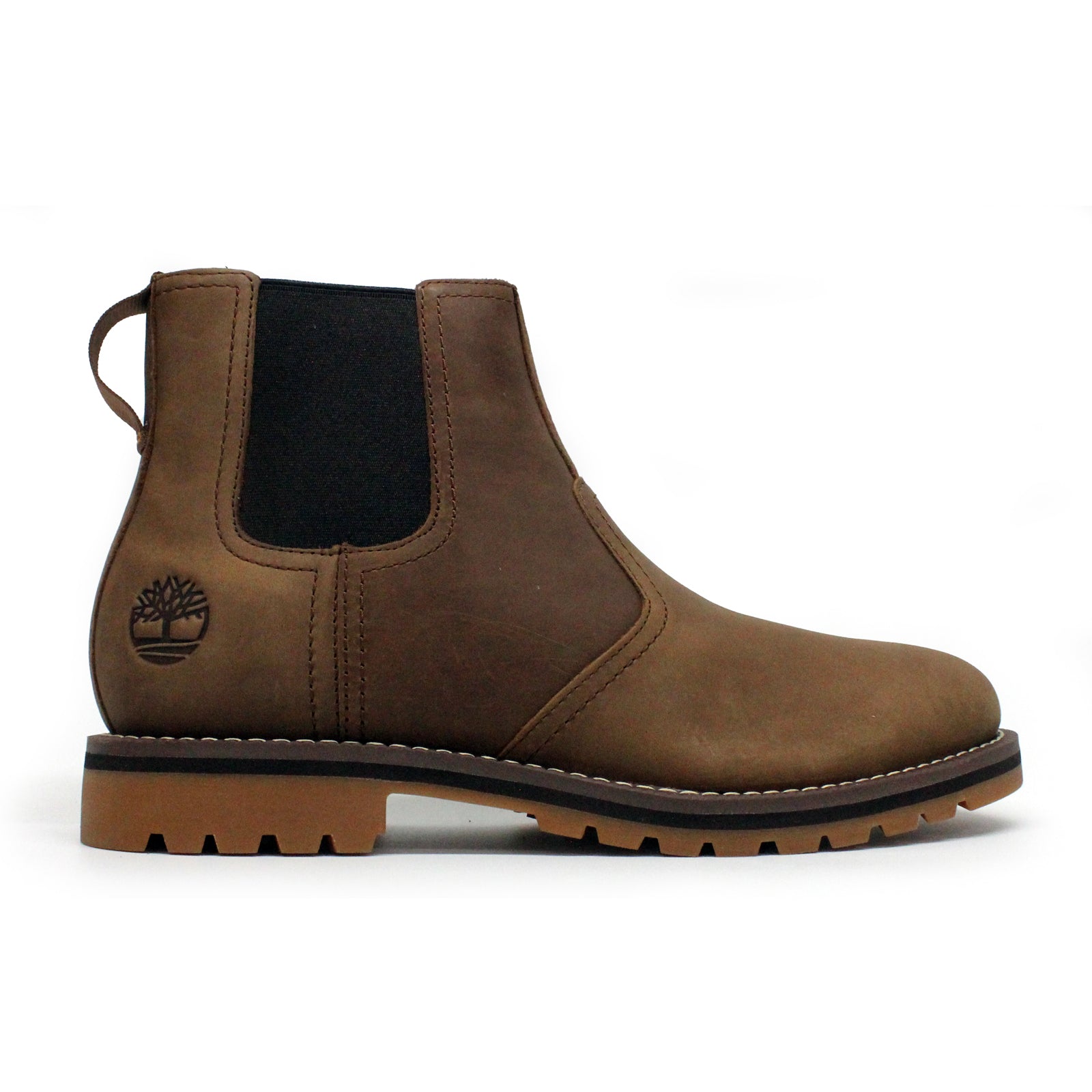 Timberland Larchmont II Leather Textile Mens Boots#color_saddle