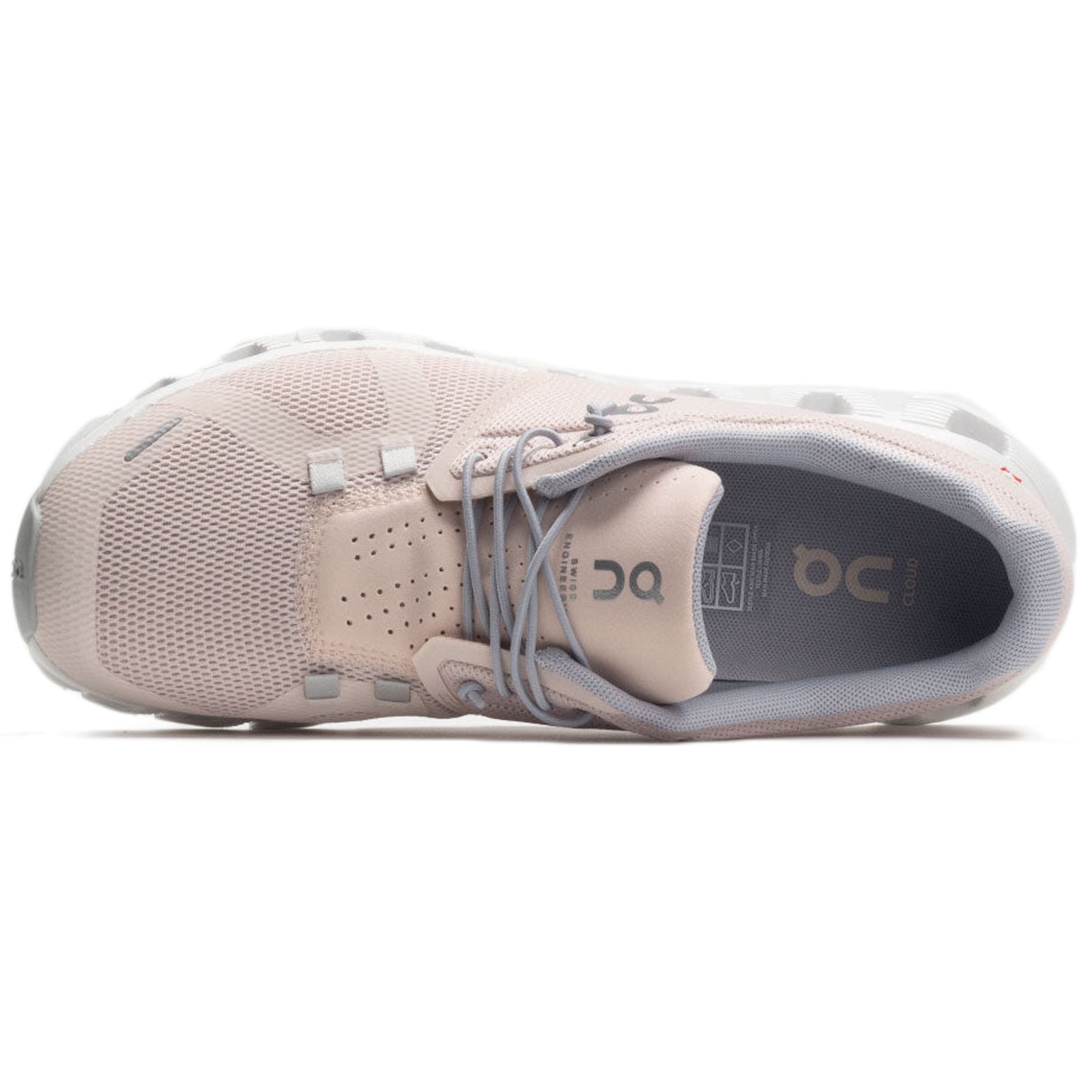 On Cloud 5 Synthetic Textile Womens Trainers#color_shell white