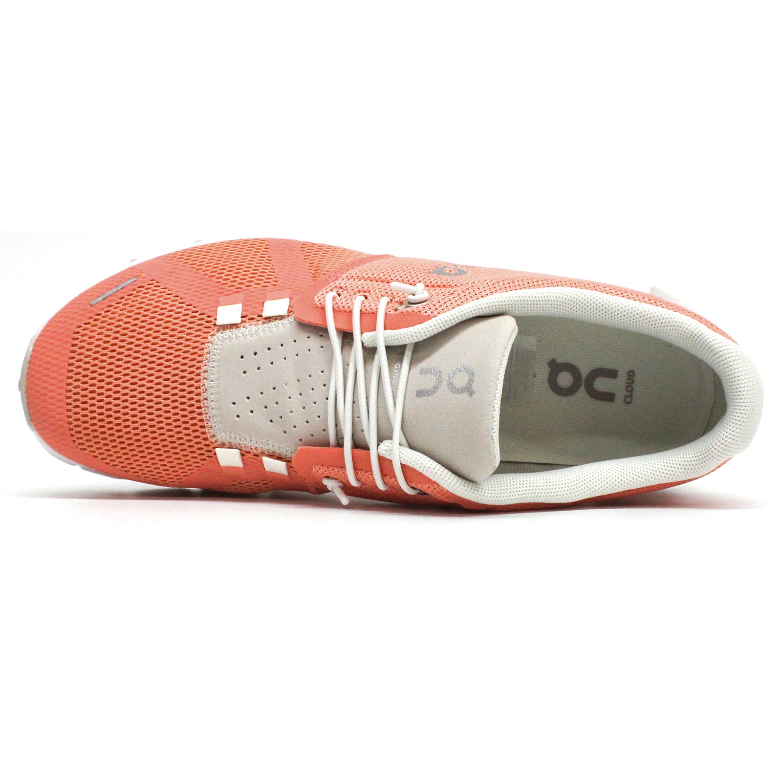 On Cloud 5 Textile Synthetic Womens Trainers#color_flamingo pearl