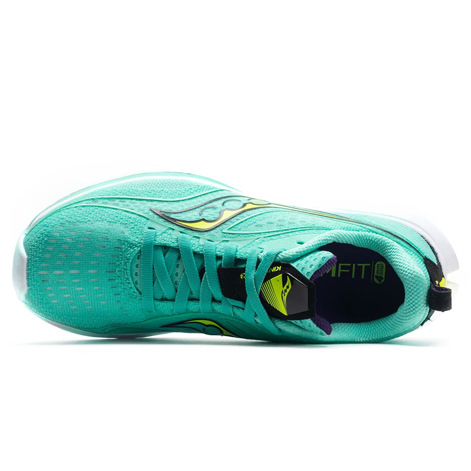 Saucony Kinvara 13 S10723-26 Textile Womens Trainers - Cool Mint Acid - 38#color_cool mint acid