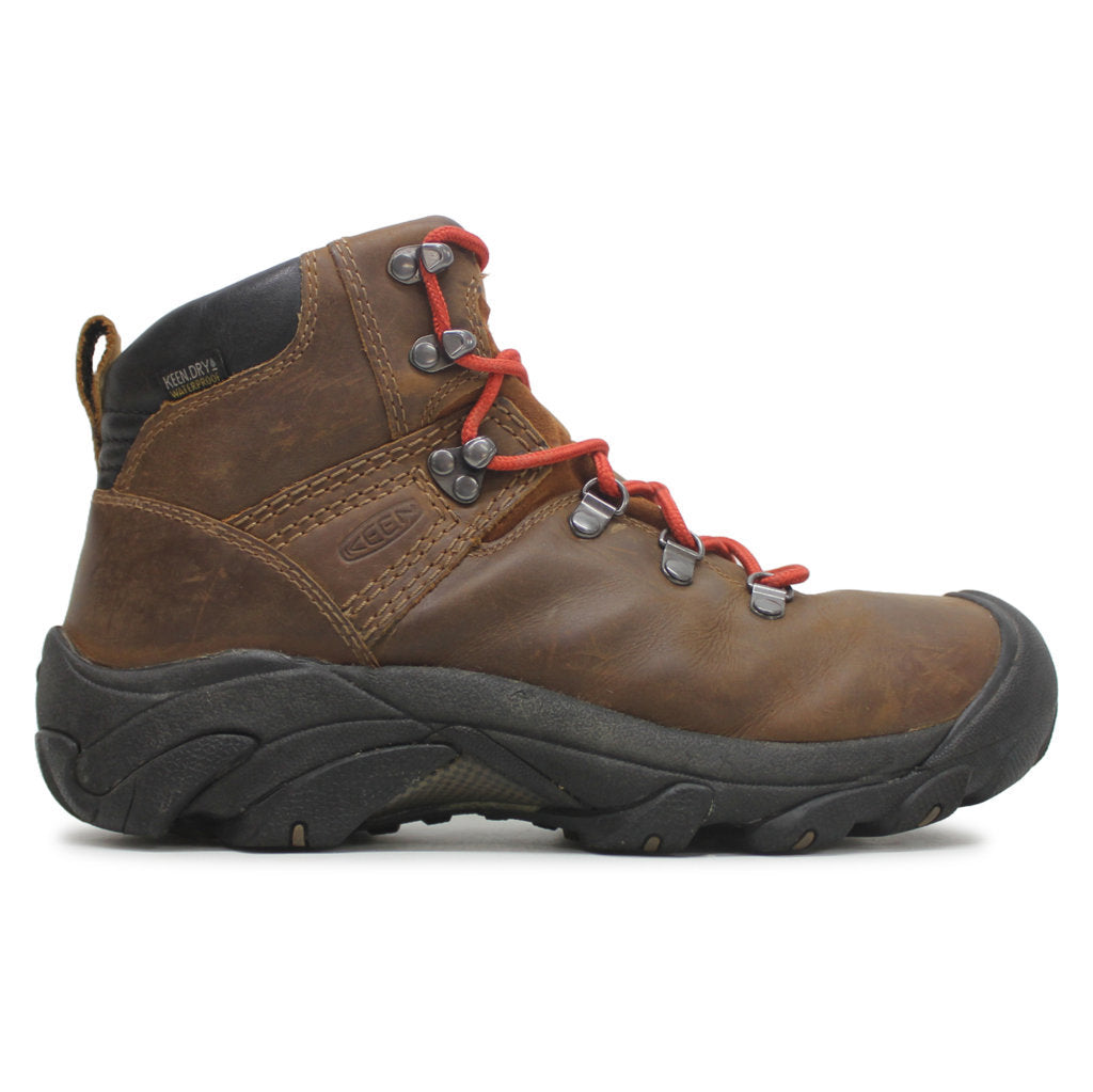 Keen Womens Boots Pyrenees Casual Lace-Up Ankle Hiking Outdoor Leather - UK 7