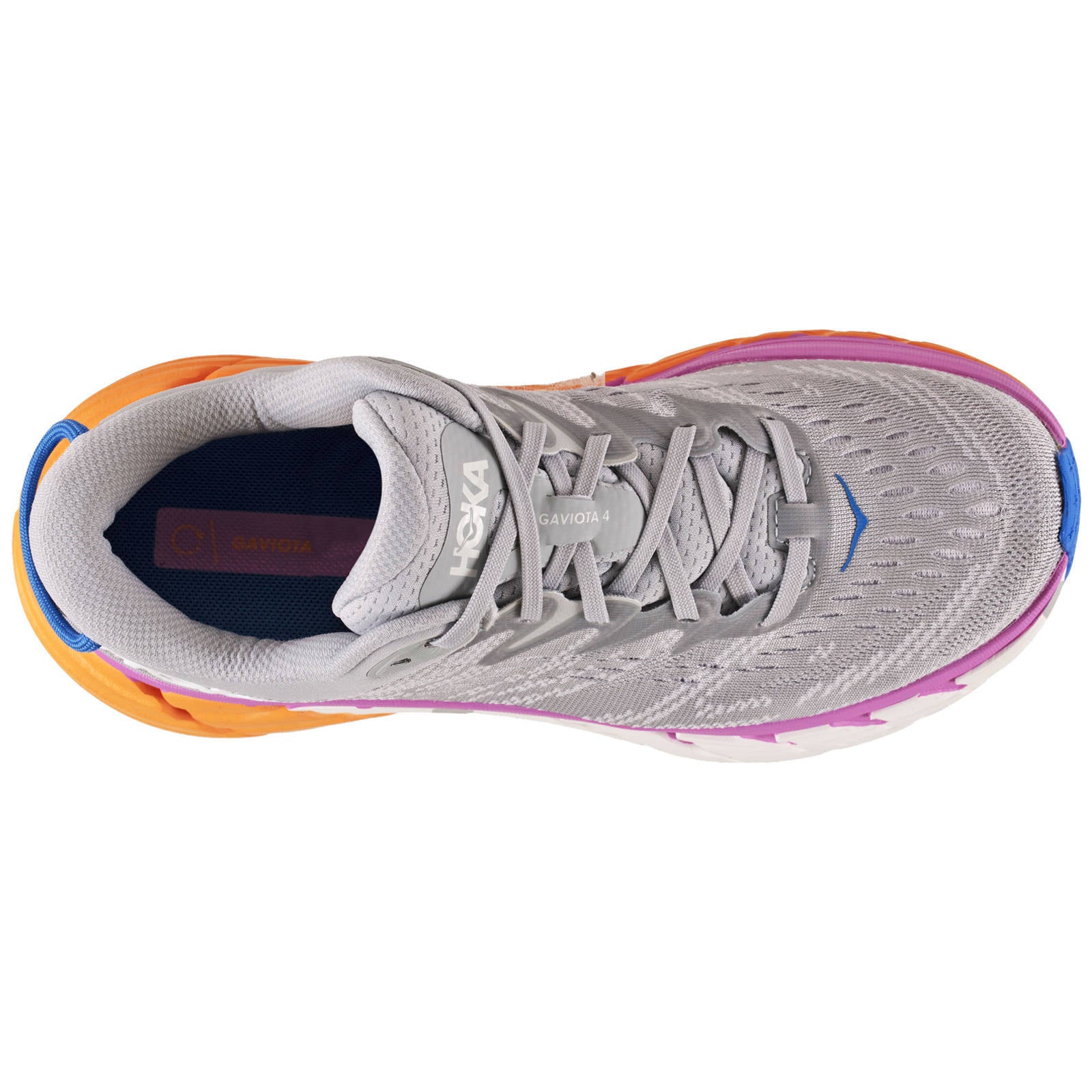 Hoka Womens Trainers Gaviota 4 Lace Up Low Top Textile Synthetic - UK 8.5