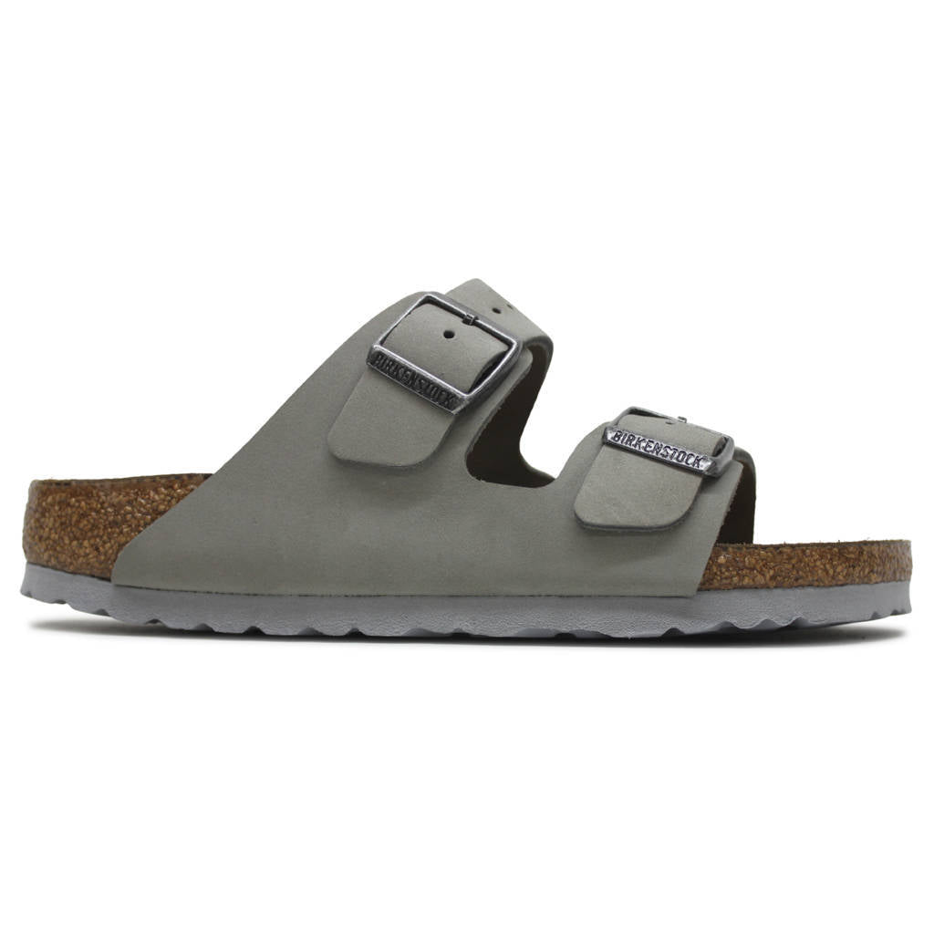 Birkenstock Arizona BS Nubuck Leather Unisex Sandals#color_dove gray