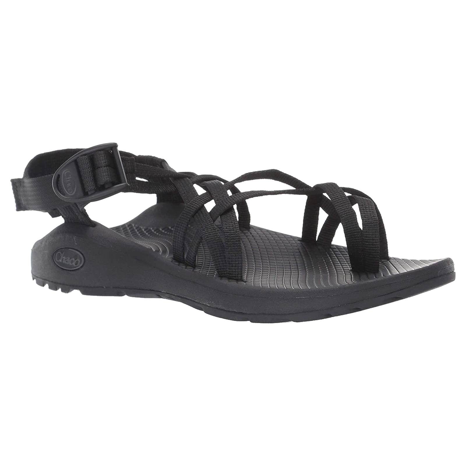 Chaco ZCloud X2 J107320 Textile Womens Sandals - Solid Black - 38#color_solid black