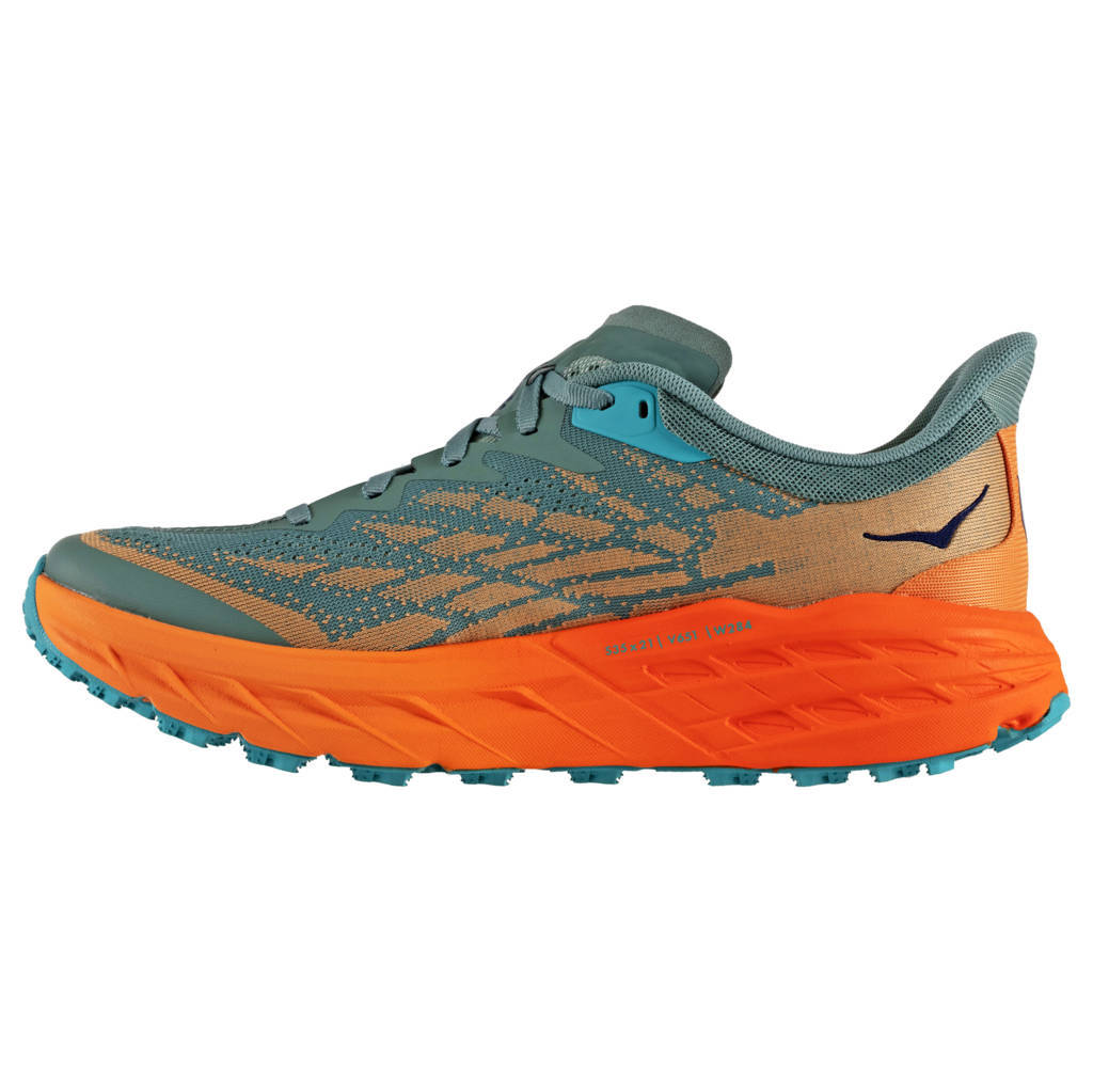 Hoka One One Speedgoat 5 Textile Synthetic Mens Trainers#color_trellis mock orange