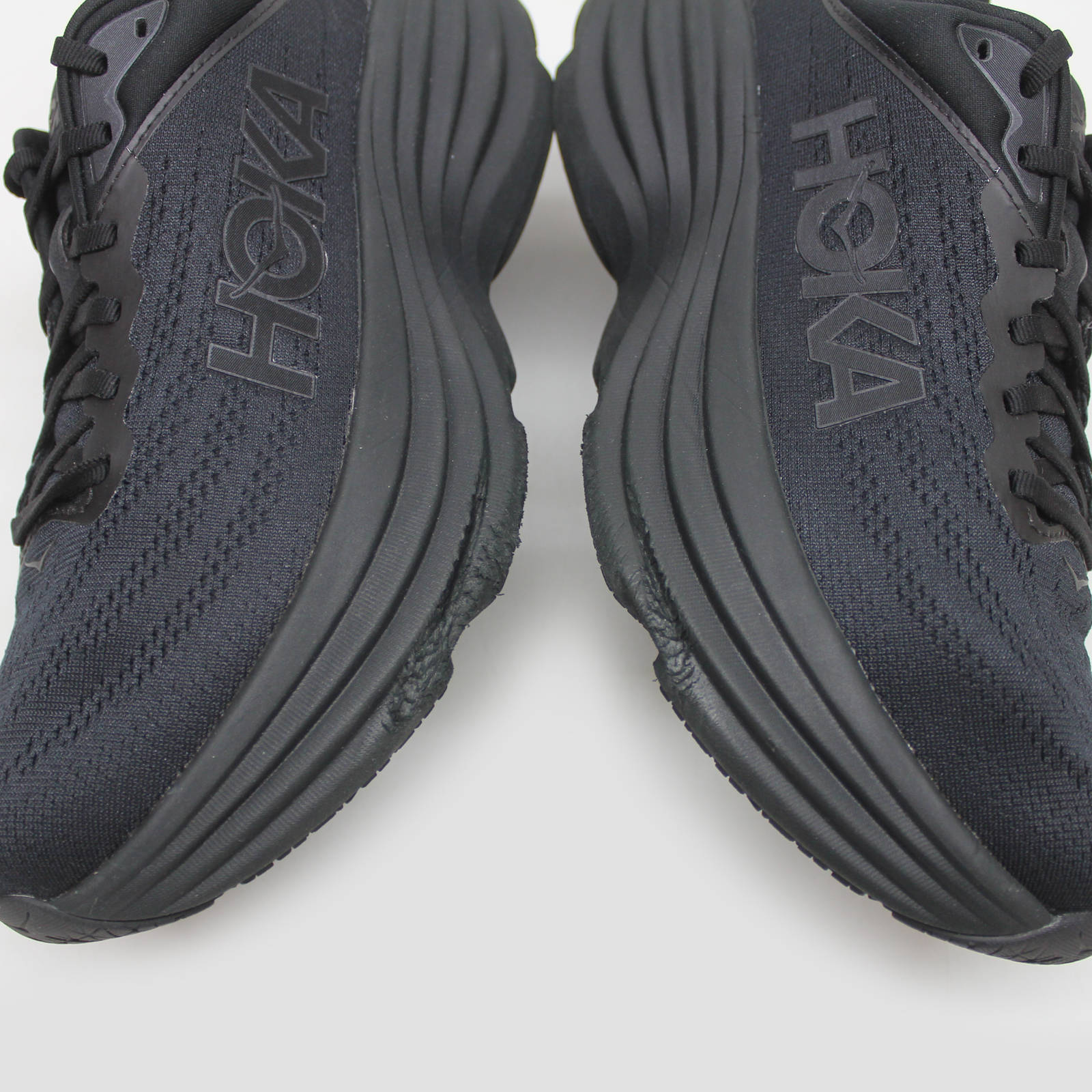 Hoka Mens Trainers Bondi 8 Lace-Up Low-Top Running Sneakers Textile - UK 8.5