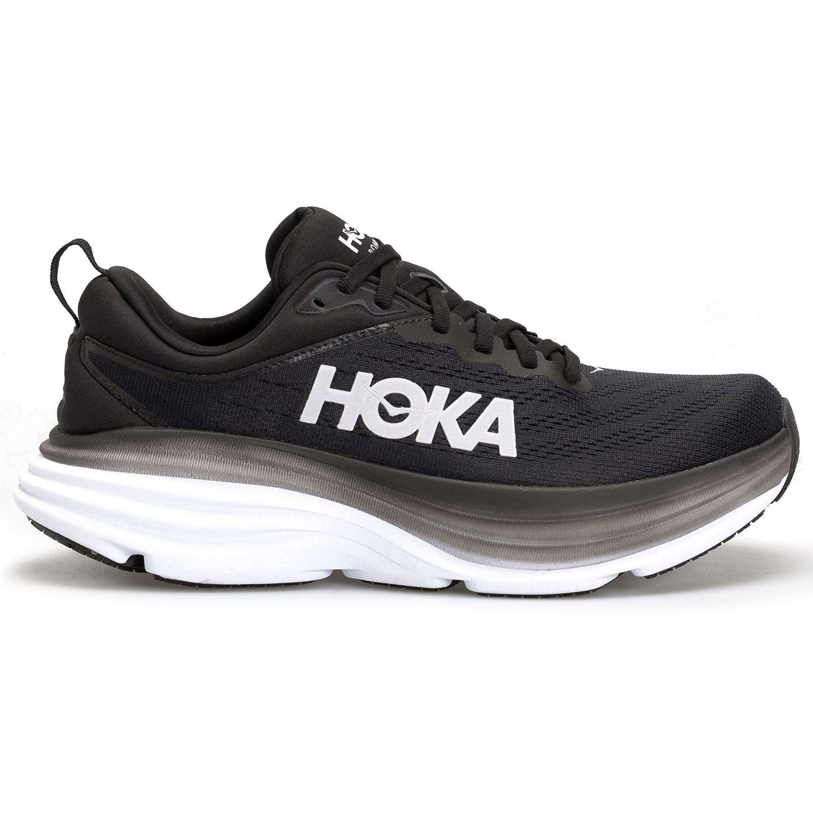 Hoka Men's Trainers Bondi 8 Running Sneakers Textile - UK 6.5