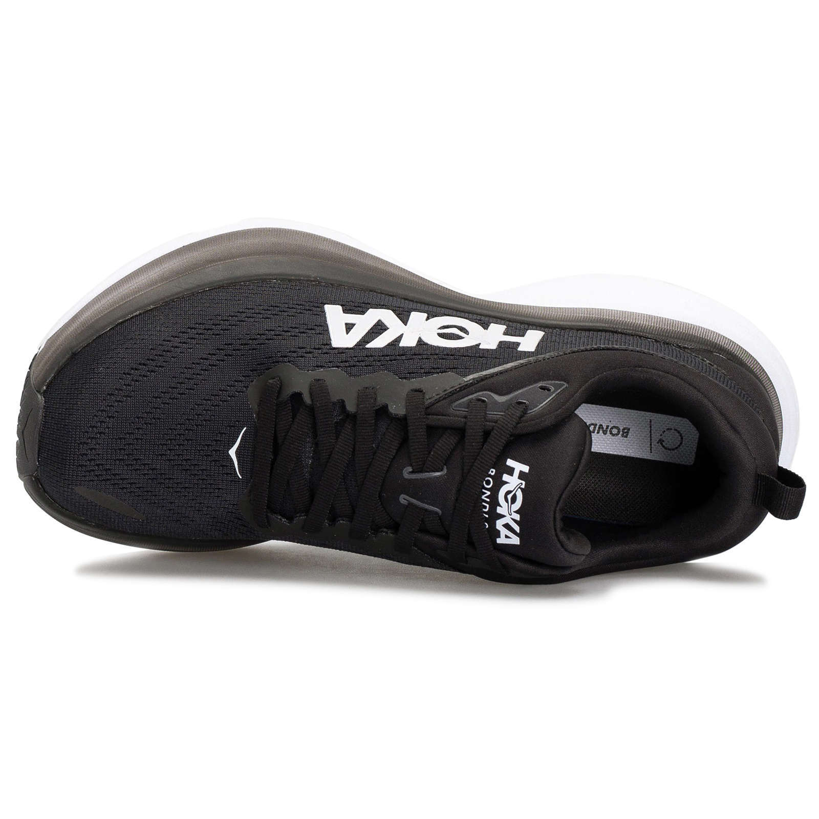 Hoka Mens Trainers Bondi 8 Lace-Up Low-Top Running Sneakers Textile - UK 11