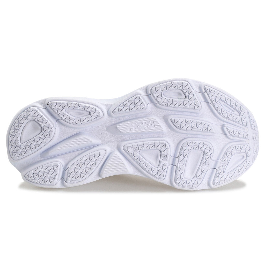 Hoka One One Bondi 8 Textile Mens Trainers#color_white white