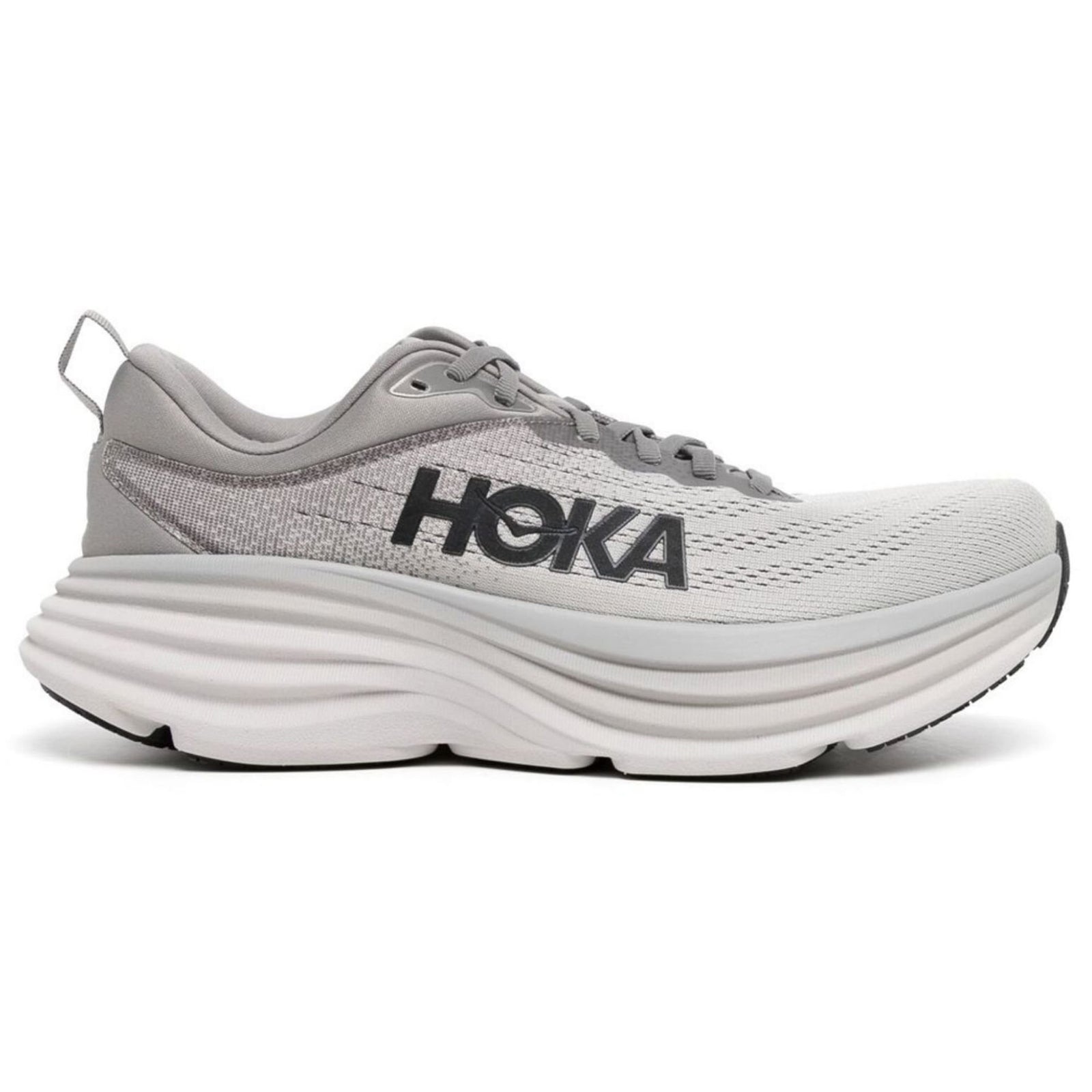 Hoka Bondi 8 Textile Mens Trainers#color_sharkskin harbor mist