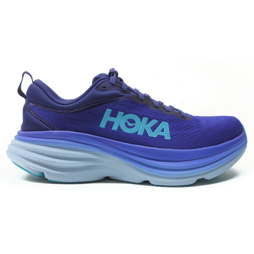 Hoka One One Bondi 8 Textile Mens Trainers#color_bellwether blue bluing