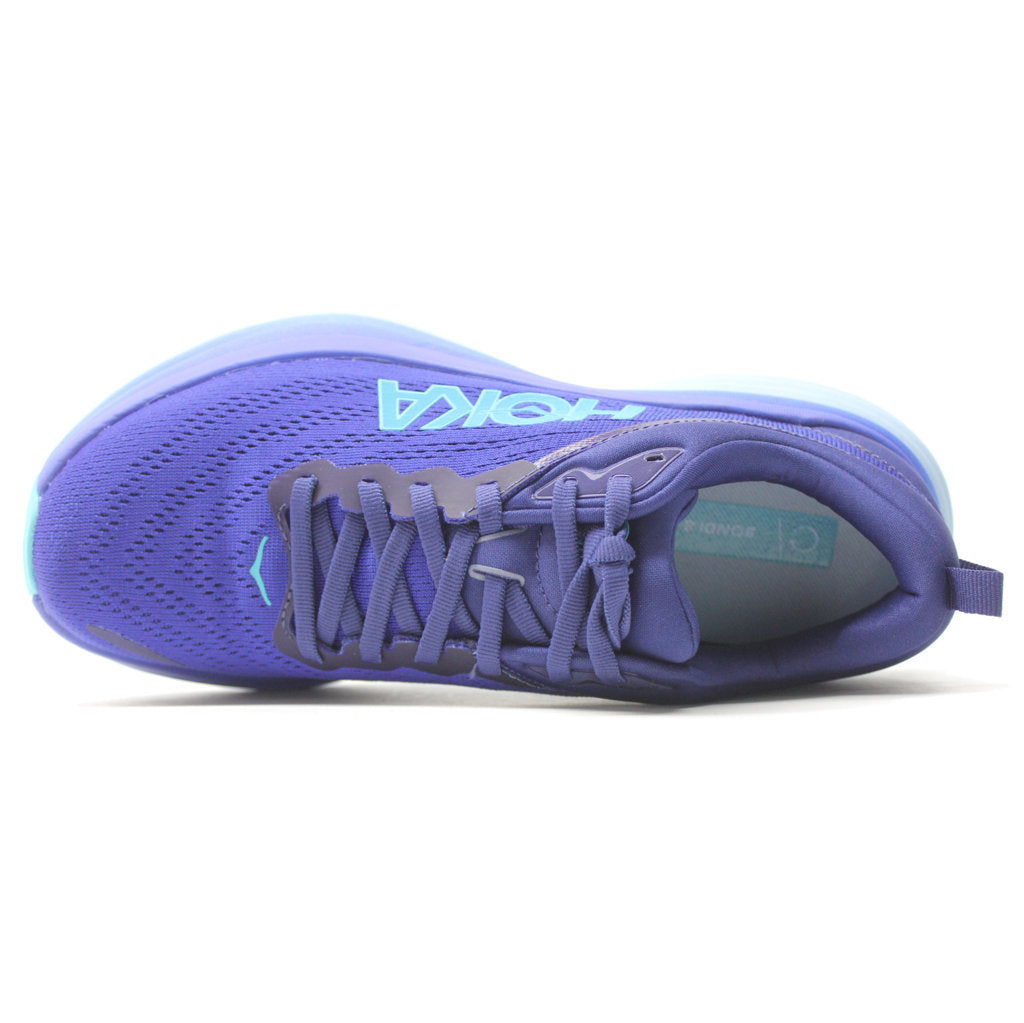 Hoka One One Bondi 8 Textile Mens Trainers#color_bellwether blue bluing