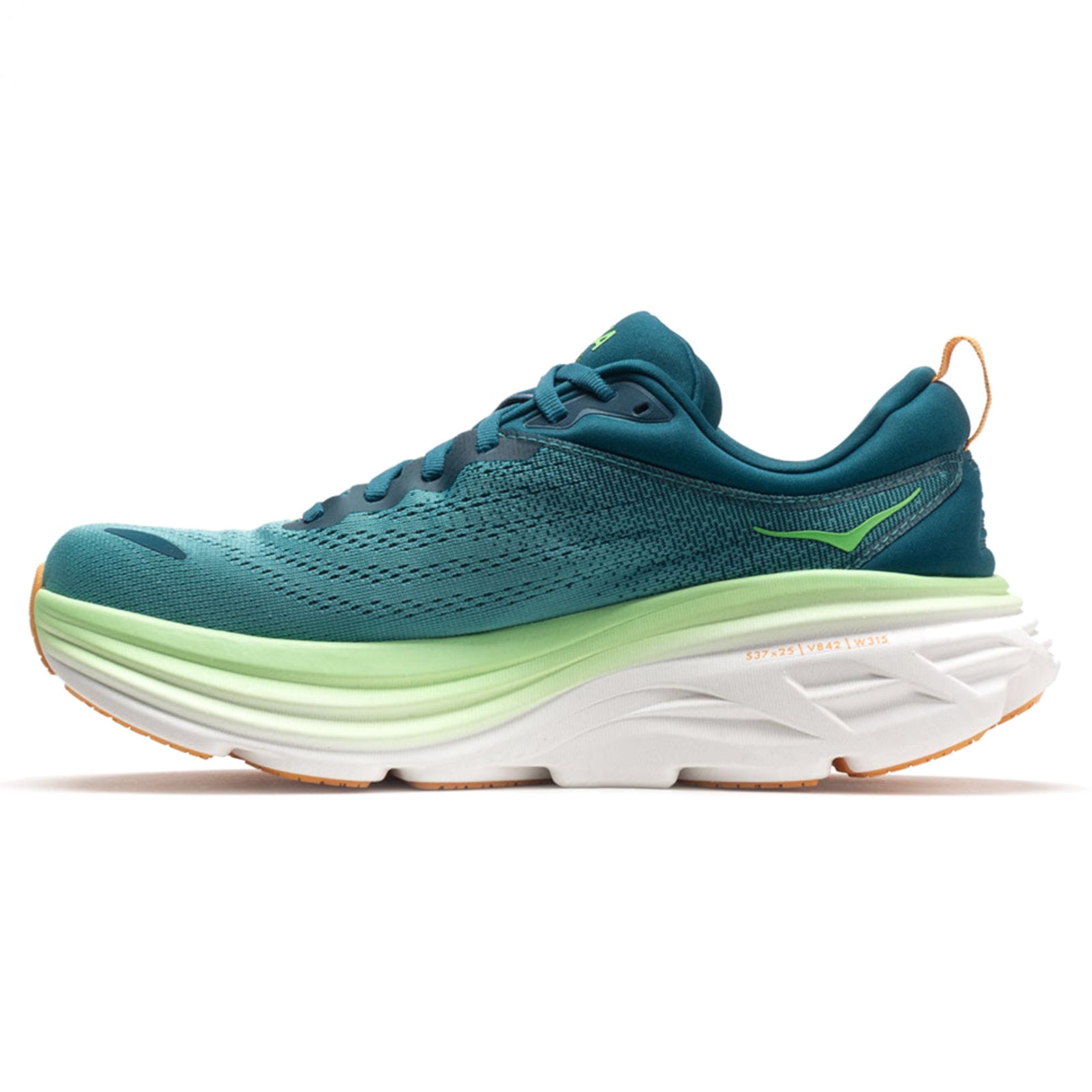 Hoka Bondi 8 Textile Mens Trainers#color_deep lagoon ocean mist