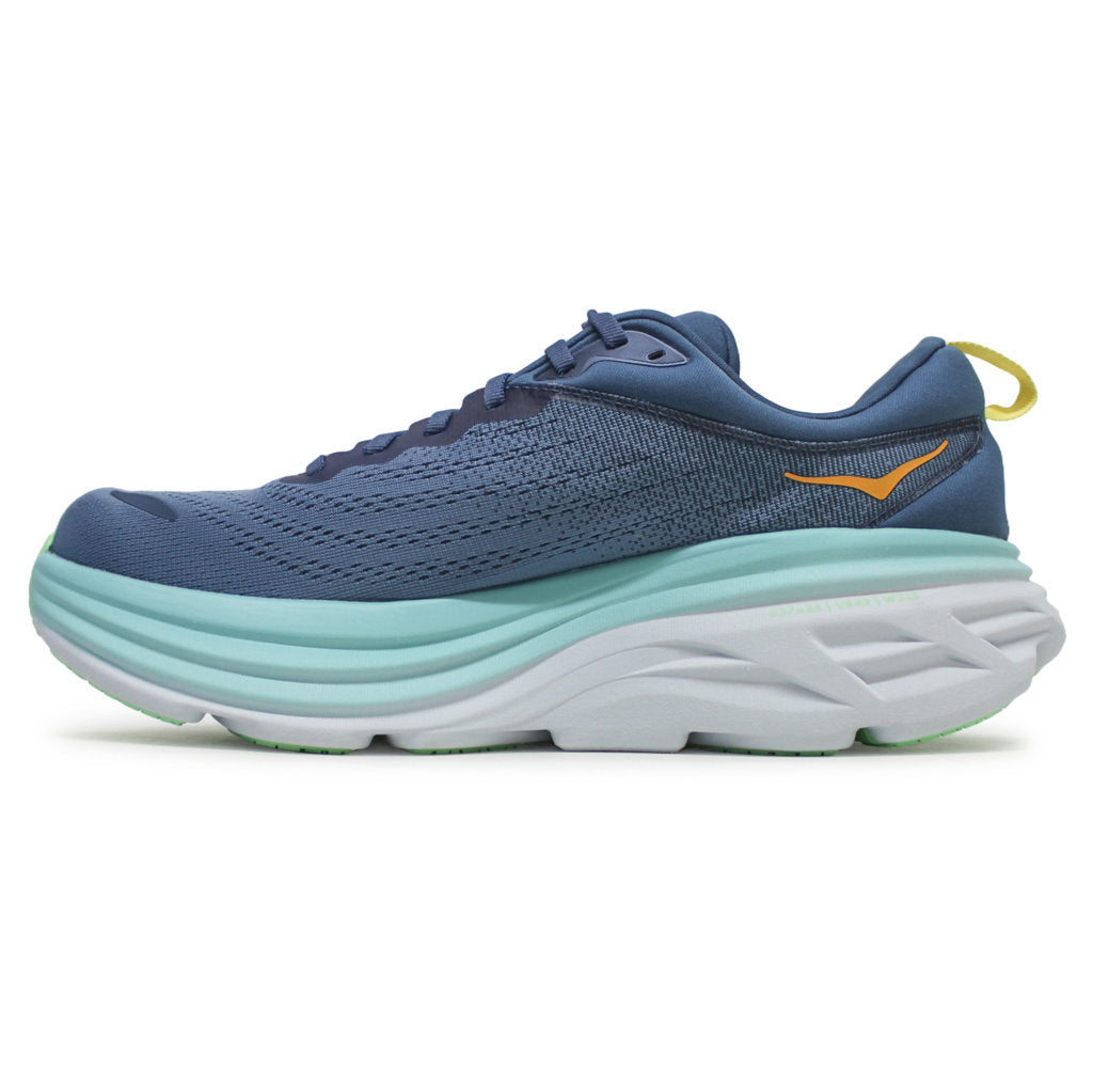 Hoka One One Bondi 8 Textile Mens Trainers#color_real teal shadow