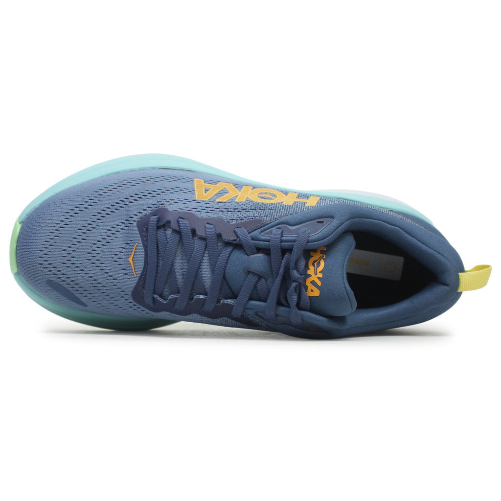 Hoka One One Bondi 8 Textile Mens Trainers#color_real teal shadow