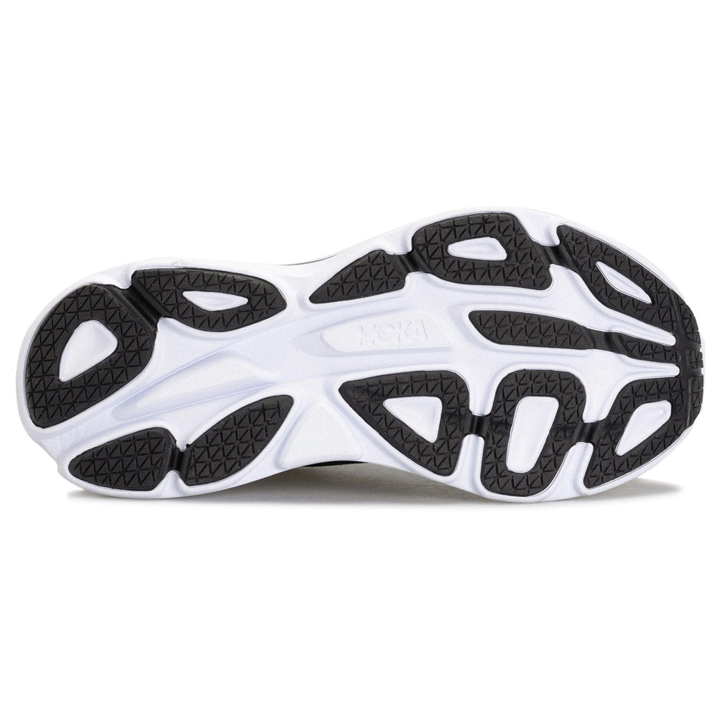 Hoka One One Bondi 8 Textile Womens Trainers#color_black white