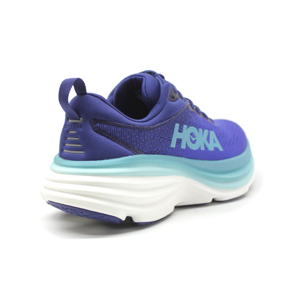 Hoka Womens Trainers Bondi 8 Lace Up Low Top Sneakers Textile - UK 3.5