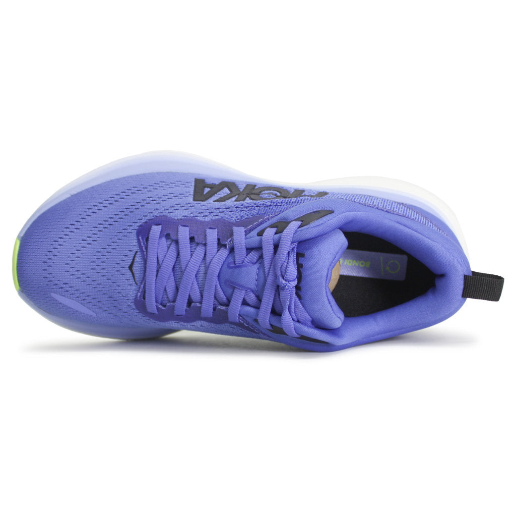 Hoka One One Bondi 8 Textile Womens Trainers#color_stellar blue cosmos