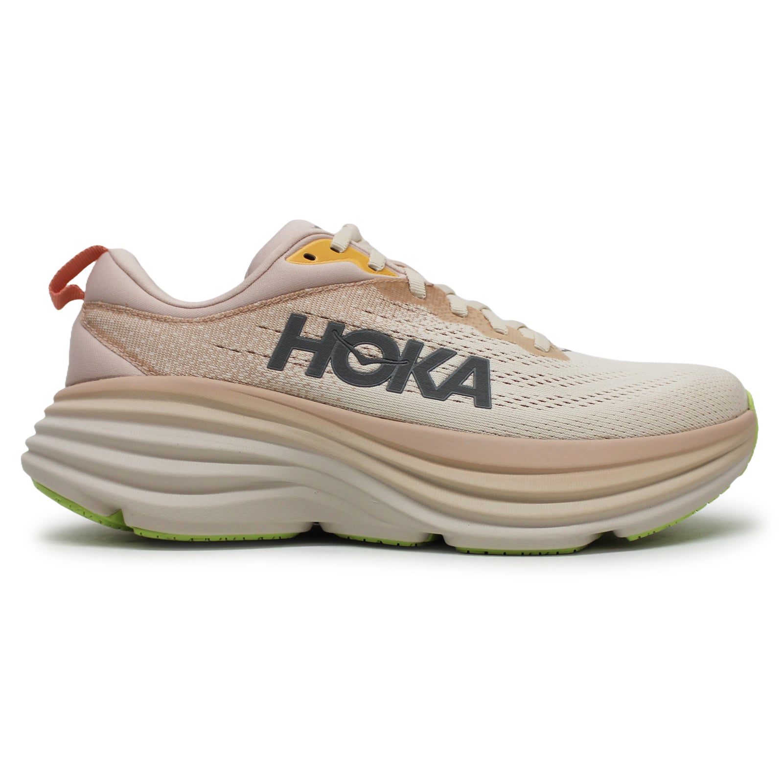 Hoka Bondi 8 1127952-CMV Textile Womens Trainers - Cream Vanilla - 8.5#color_cream vanilla