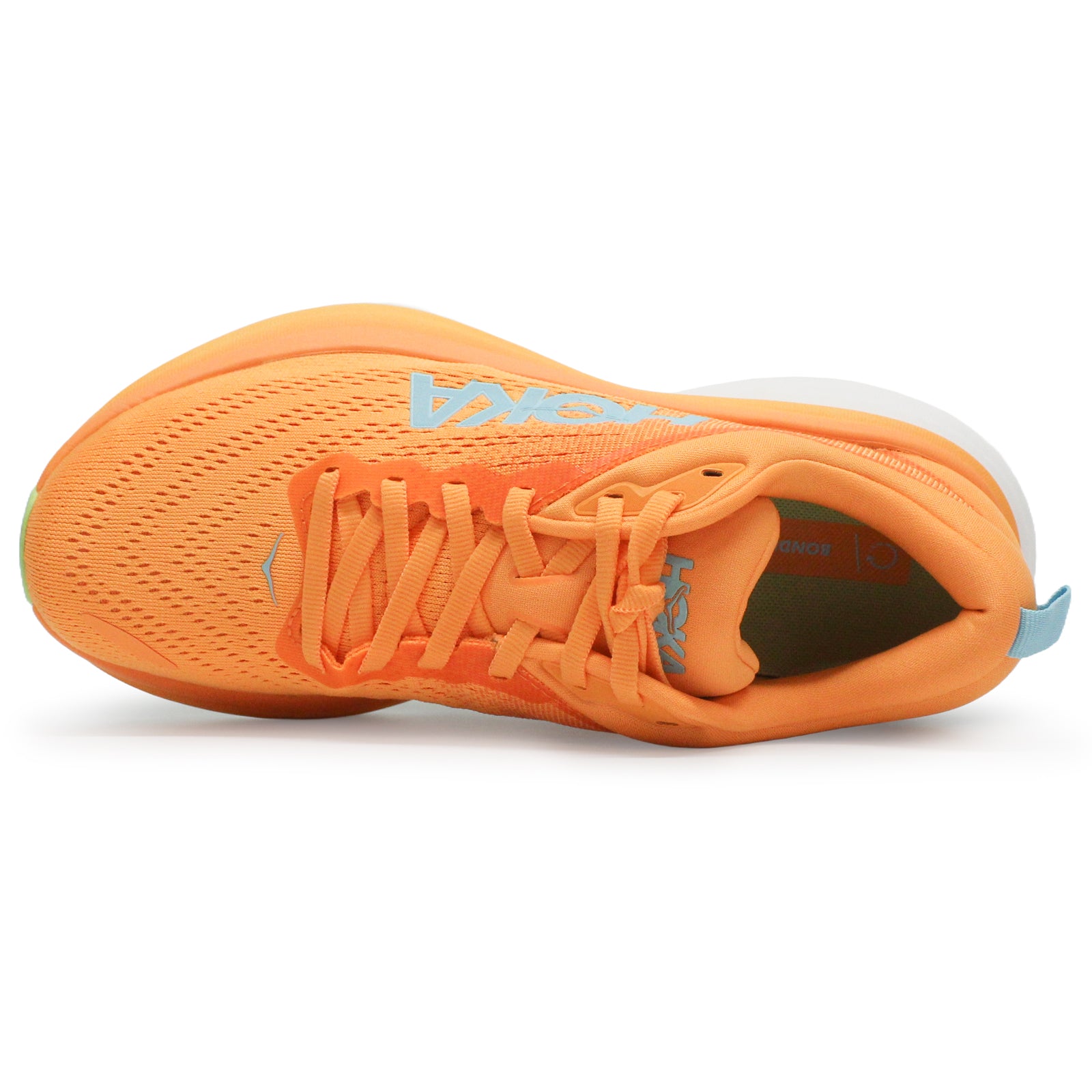 Hoka Bondi 8 Textile Womens Trainers#color_solar flare lettuce