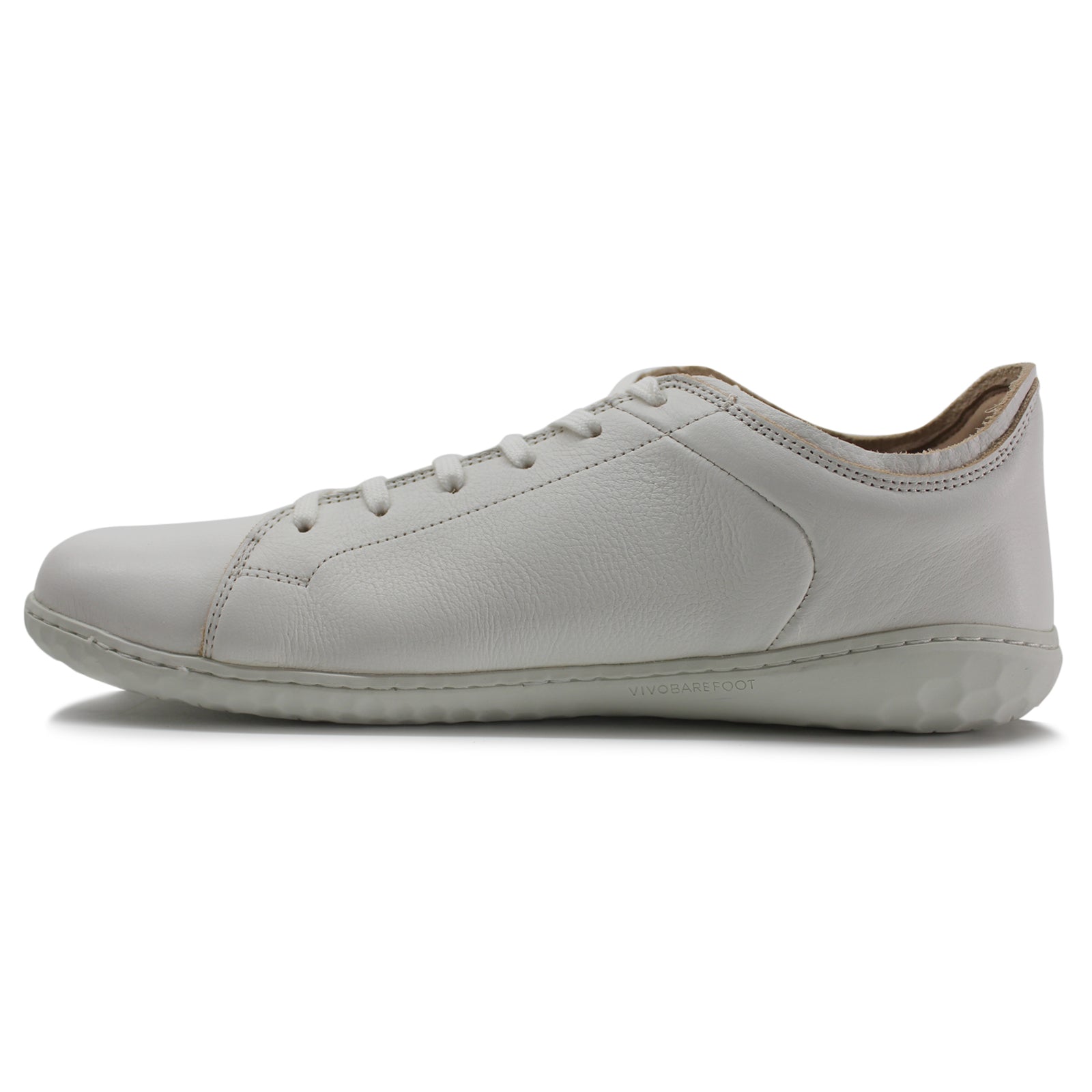 Vivobarefoot Geo Court III 201056-02 Leather Womens Trainers - Bright White - 37#color_bright white