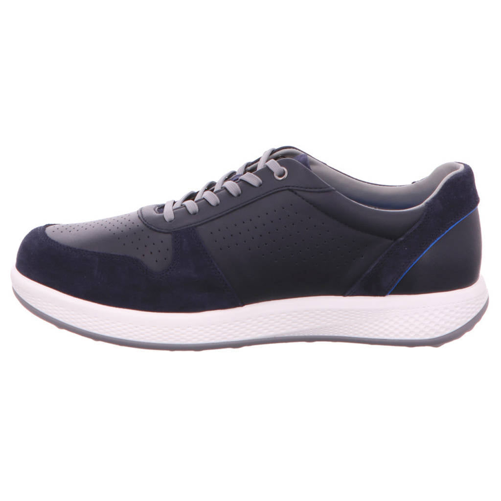 Joya Sven Leather Mens Trainers#color_dark blue