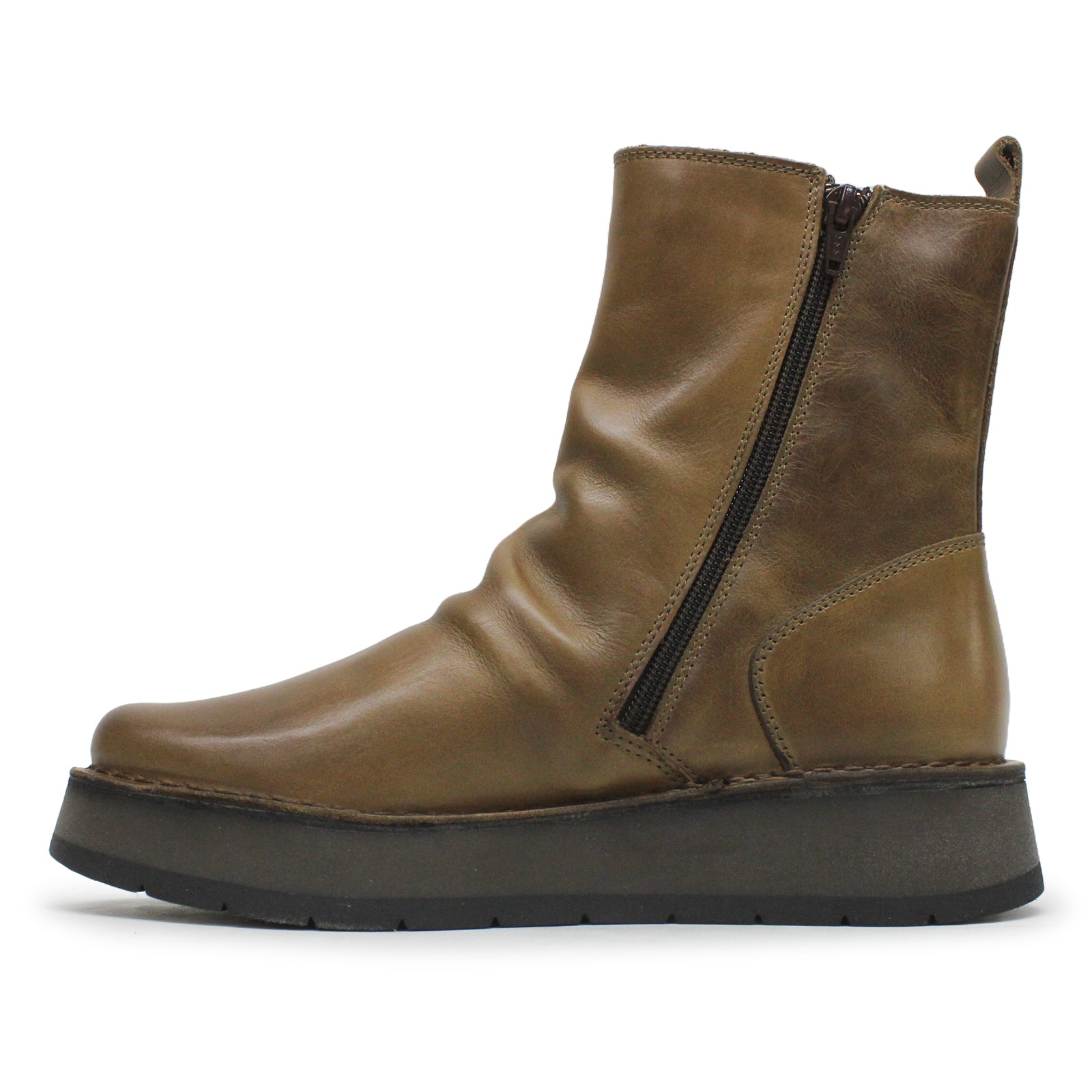 Fly London RENO053FLY Rug Leather Womens Boots#color_camel