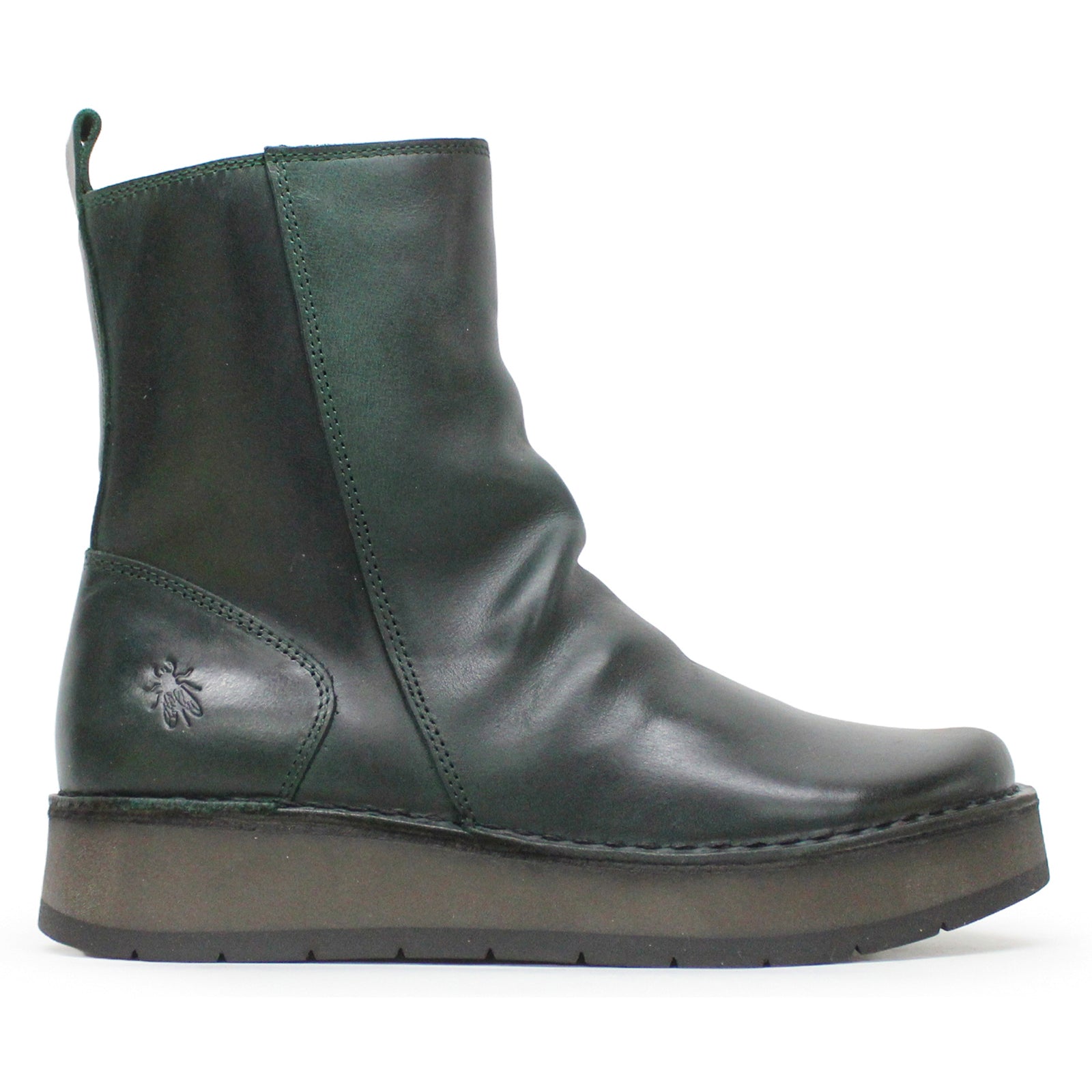 Fly London RENO053FLY Rug Leather Womens Boots#color_petrol petrol