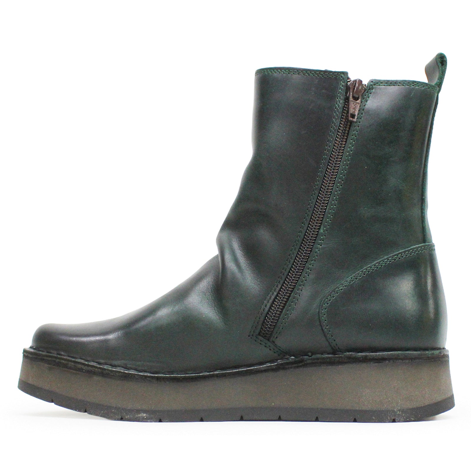 Fly London RENO053FLY Rug Leather Womens Boots#color_petrol petrol