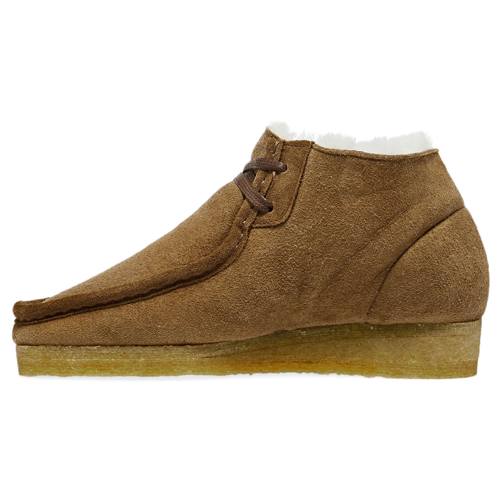 Clarks Originals Women's Boots Wallabee Boot Lace-Up Ankle Suede Leather - UK 7