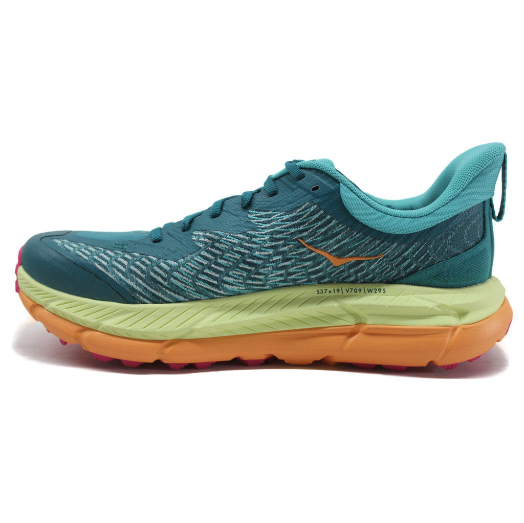 Hoka One One Mafate Speed 4 Textile Synthetic Mens Trainers#color_deep lake ceramic