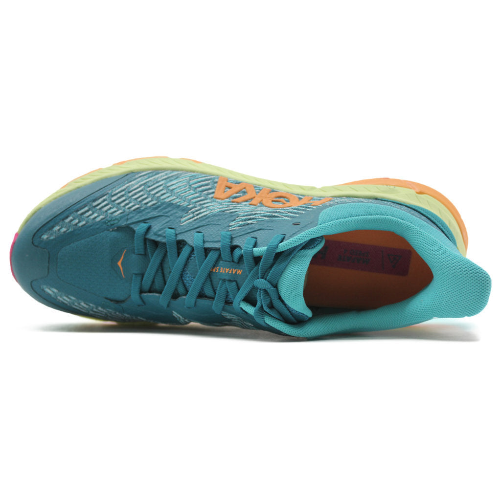 Hoka One One Mafate Speed 4 Textile Synthetic Mens Trainers#color_deep lake ceramic