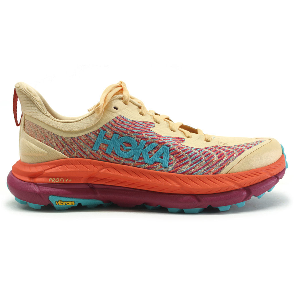 Hoka One One Mafate Speed 4 Textile Synthetic Mens Trainers#color_impala flame