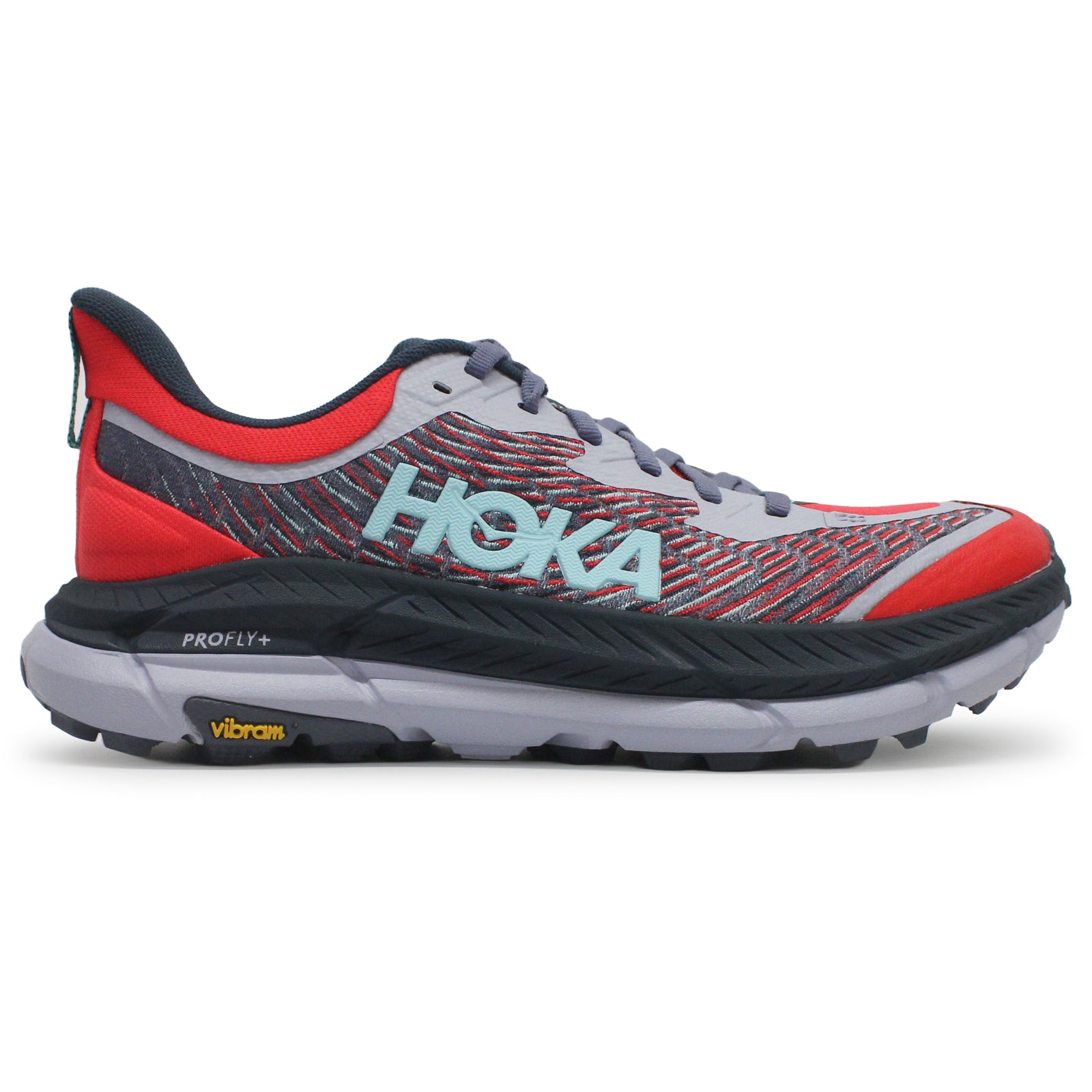 Hoka Mafate Speed 4 Textile Synthetic Mens Trainers#color_cerise stormy skies