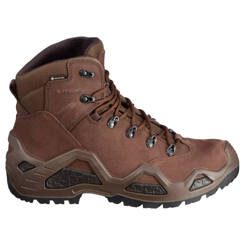 Lowa Mens Boots Z-6N GTX C Outdoor Combat Professional Lace-Up Nubuck - UK 7