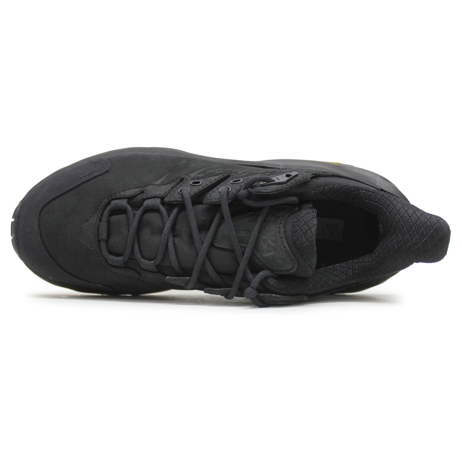 Hoka One One Kaha 2 Low GTX Nubuck Leather Women's Low-Top Hiking Sneakers#color_black black