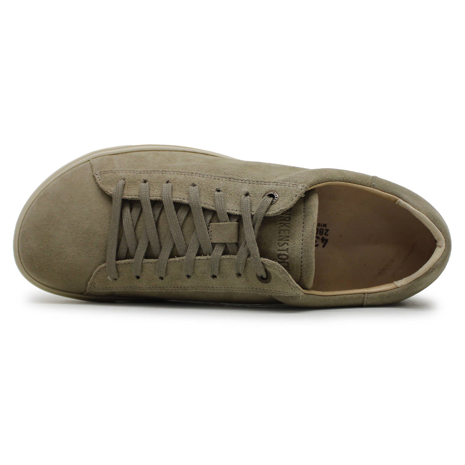 Birkenstock Bend Low Suede Leather Unisex Trainers#color_Taupe