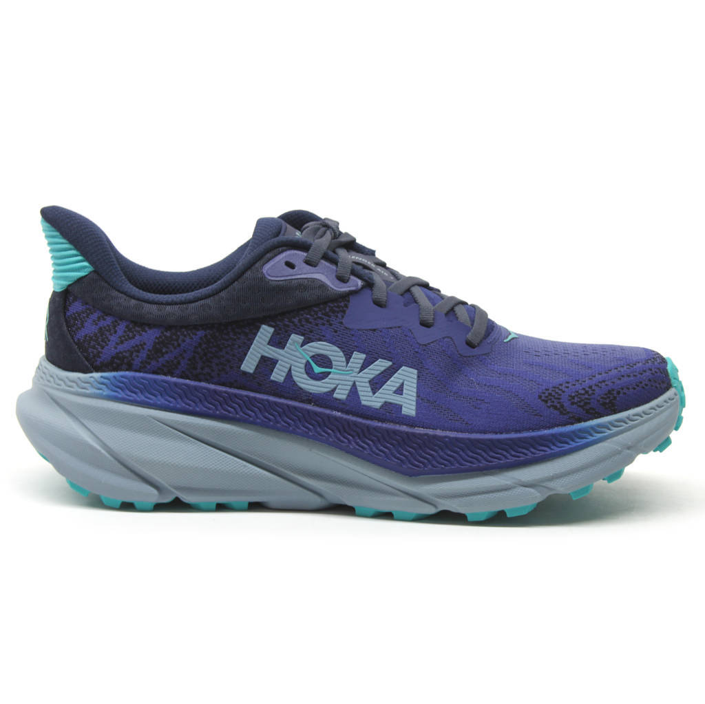 Hoka One One Challenger ATR 7 Textile Womens Trainers#color_bellwether blue stone blue