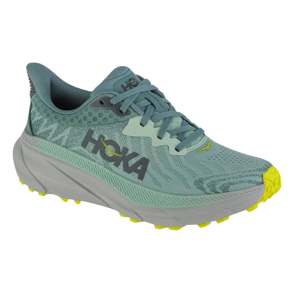 Hoka One One Challenger ATR 7 Textile Womens Trainers#color_mist green trellis