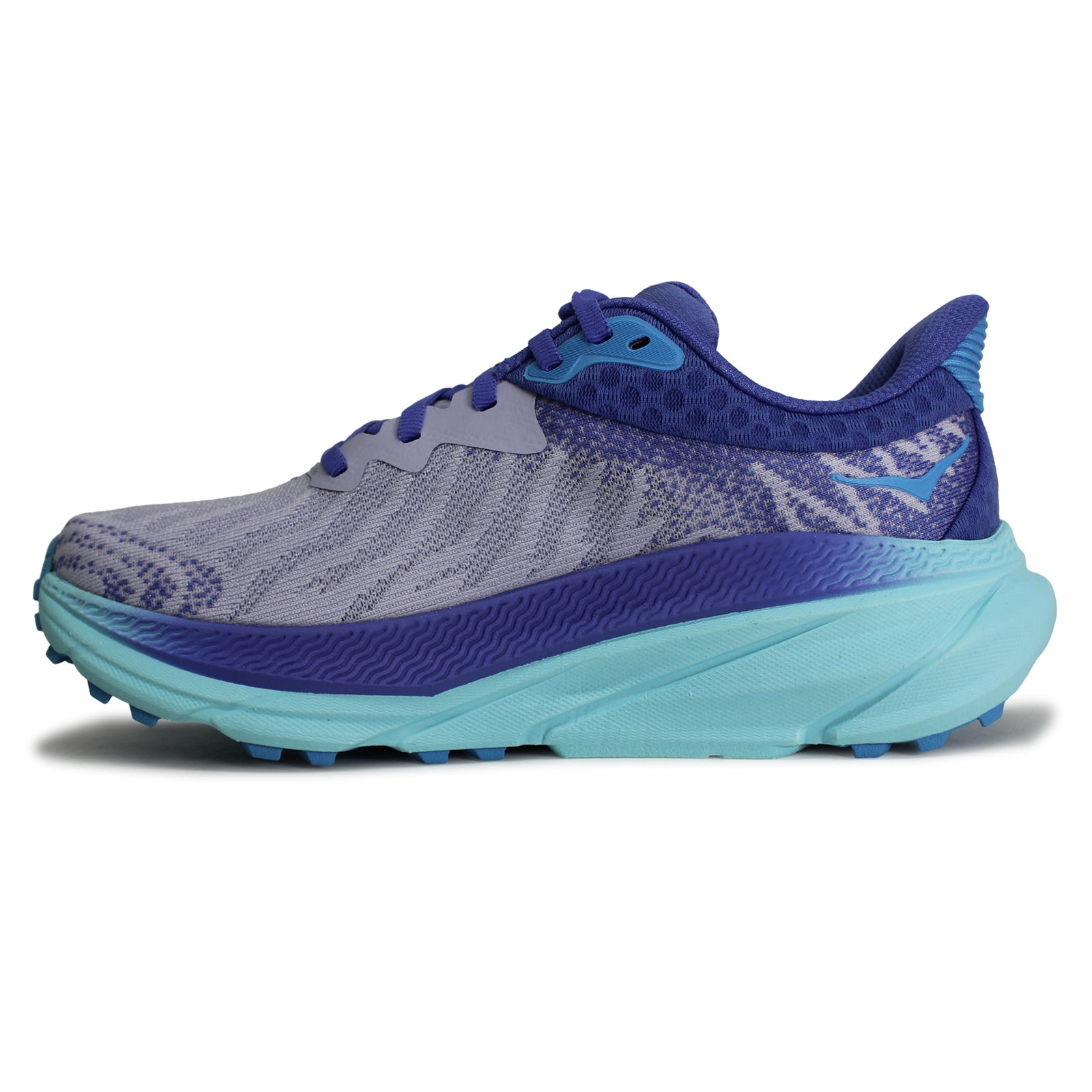 Hoka Challenger ATR 7 1134498-ERC Textile Womens Trainers - Ether Cosmos - 7#color_ether cosmos