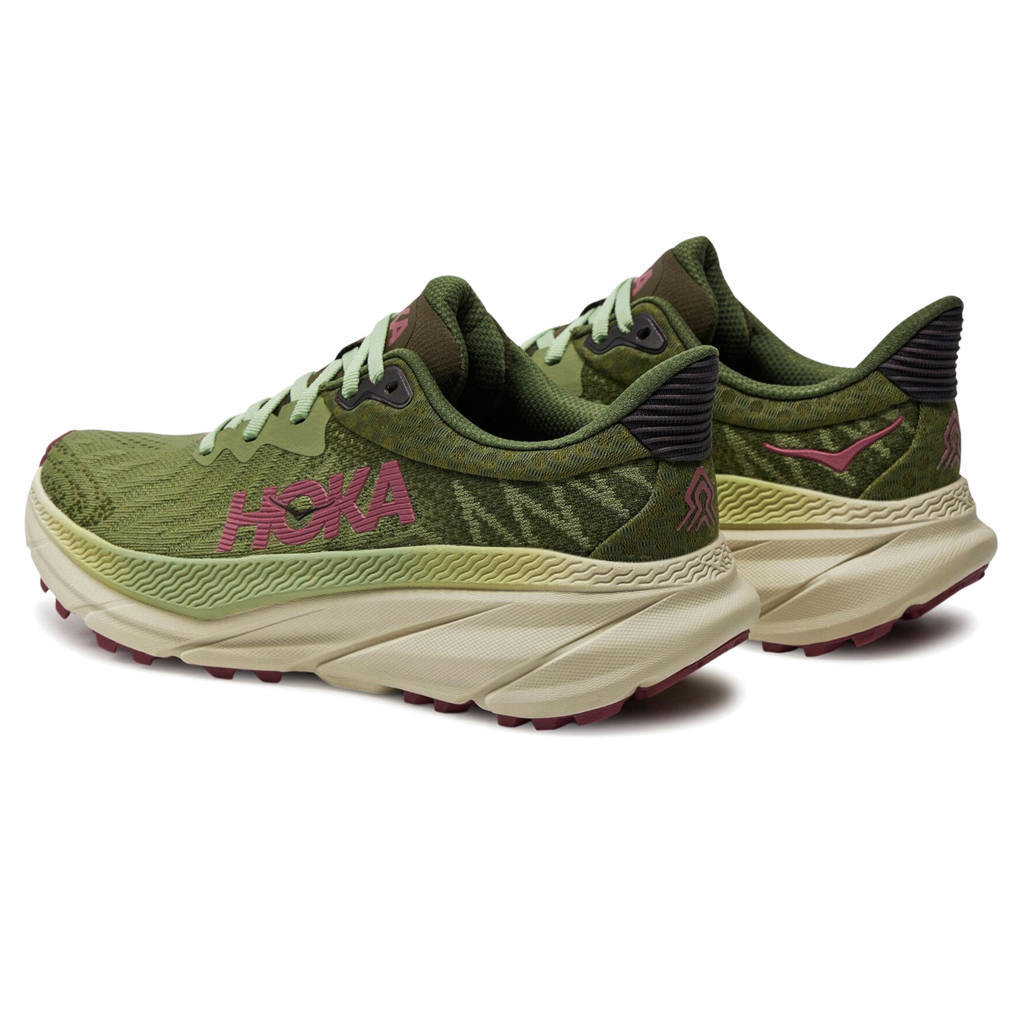 Hoka One One Challenger ATR 7 Textile Womens Trainers#color_forest floor beet root