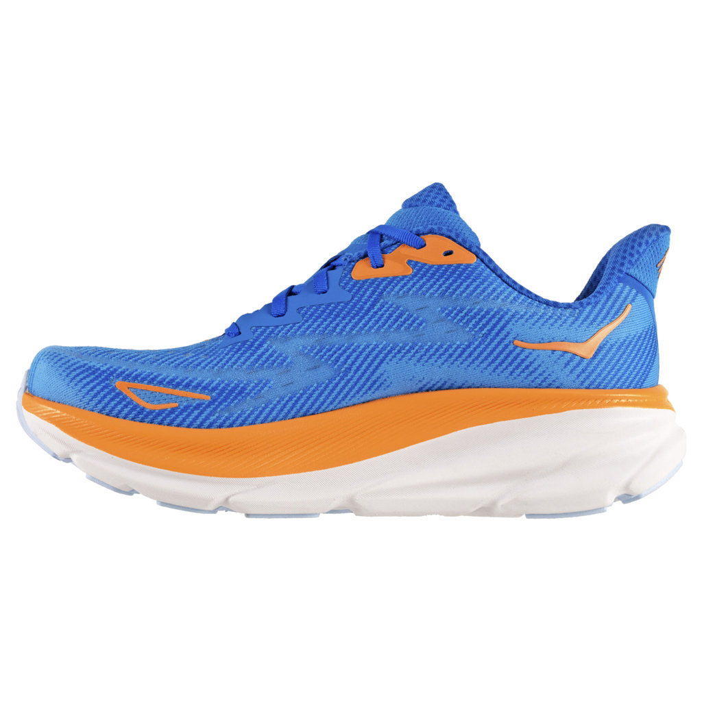 Hoka One One Clifton 9 Textile Mens Trainers#color_coastal sky all aboard